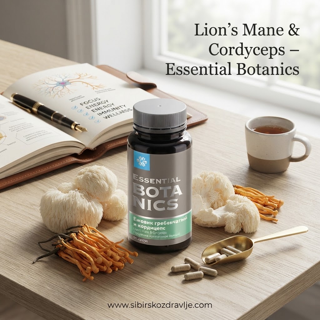 Lion’s Mane & Cordyceps - Essential Botanics
