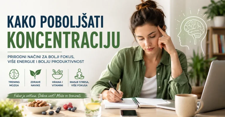 Kako poboljšati koncentraciju