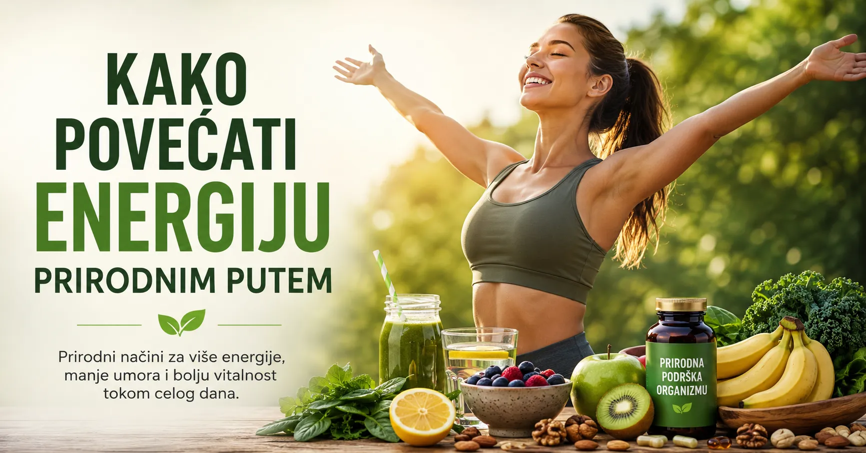 Kako povećati energiju prirodnim putem