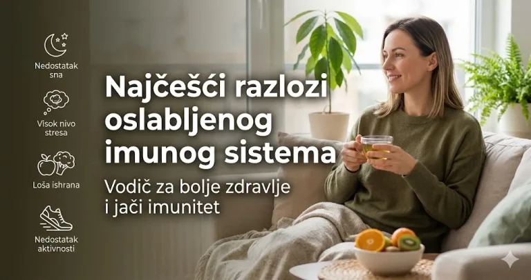 Najčešći razlozi oslabljenog imunog sistema